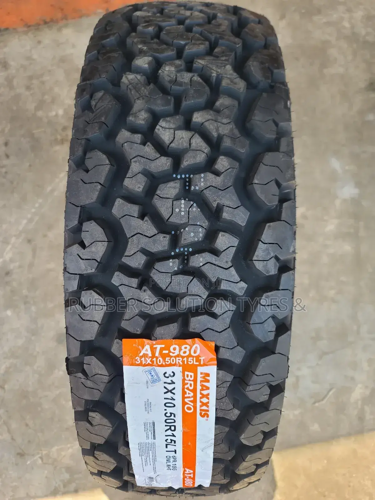 31x10.50 R15 Maxxis Tyres Bravo a/T980 L/T6pr[Made in Thailand