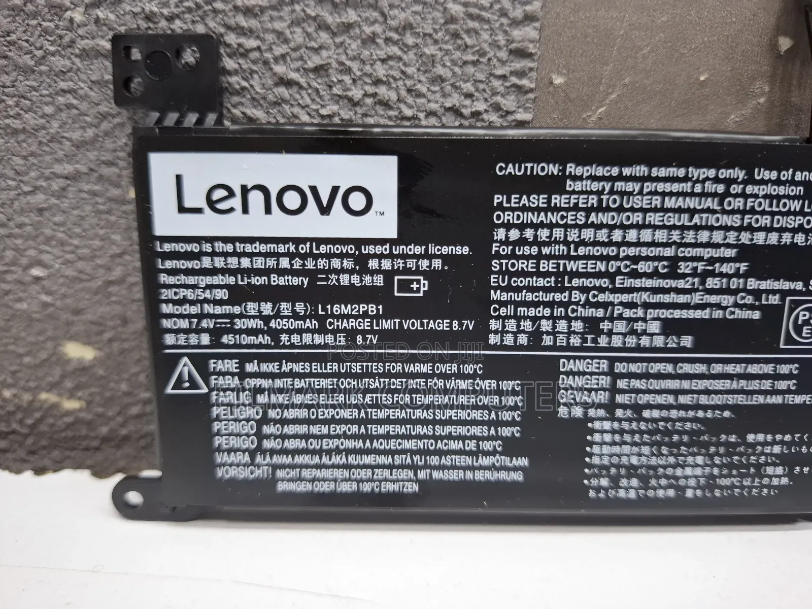 L16m2pb1 Laptop Battery For Lenovo Ideapad 320-14ast