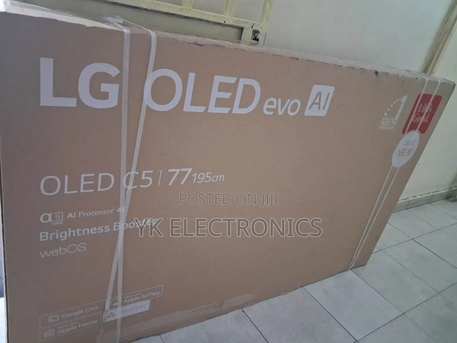 Lg 77 Inch Oled Evo Ai C5 HDR Smart Tv 77c5