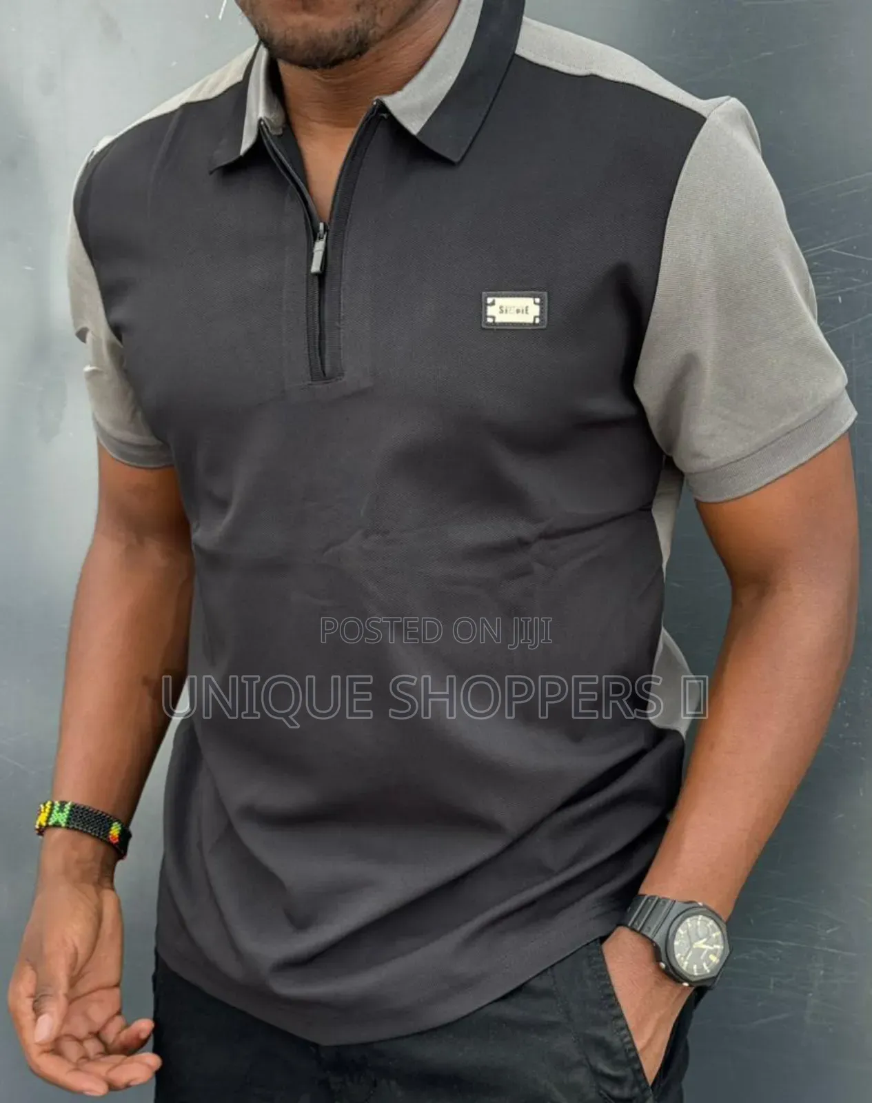 High Quality Tshirt With Zipper