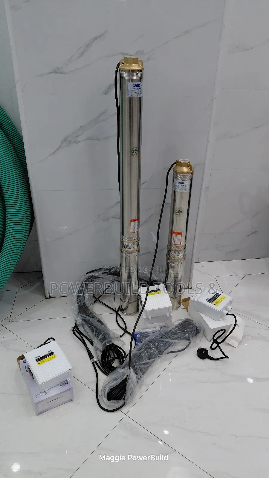Usk 0.5hp Submersible Pump Deep Well With Control Box