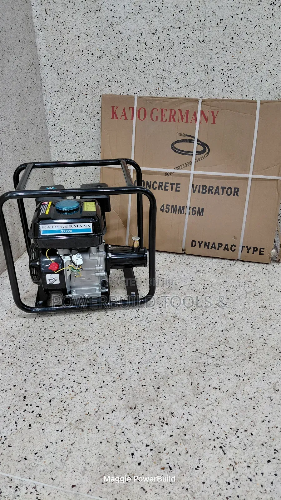 Original Kato Germany 8hp Concrete Vibrator With Shaft