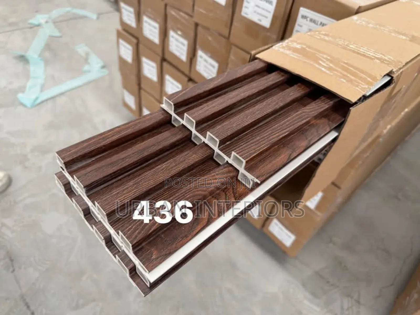 Fluted Panels Fluted Panels 436 Brown Shade