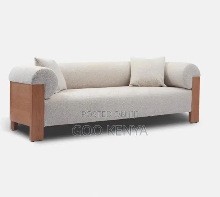 Home Sofa; Solid Wood Fabric Loveseat Sofa for Living Room or Hotel