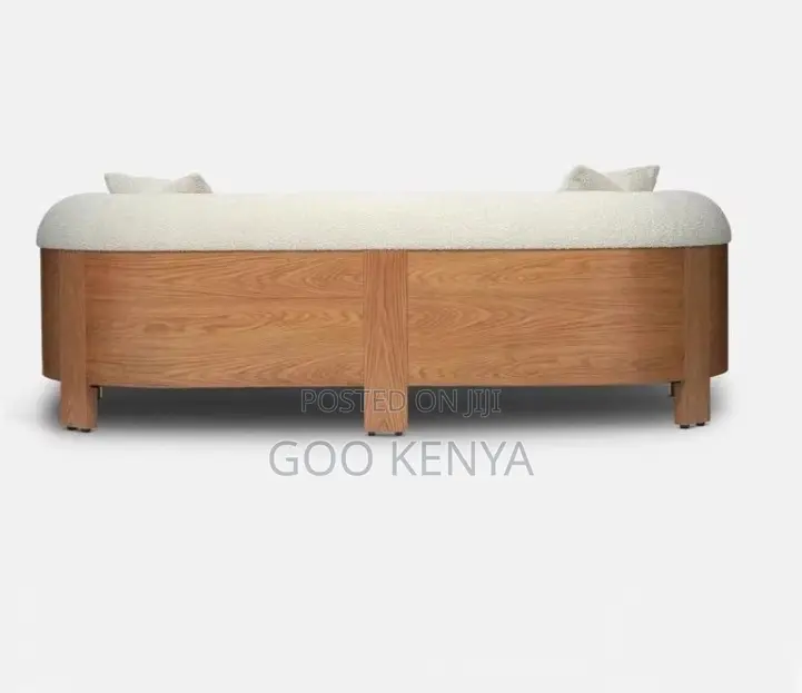 Home Sofa; Solid Wood Fabric Loveseat Sofa for Living Room or Hotel
