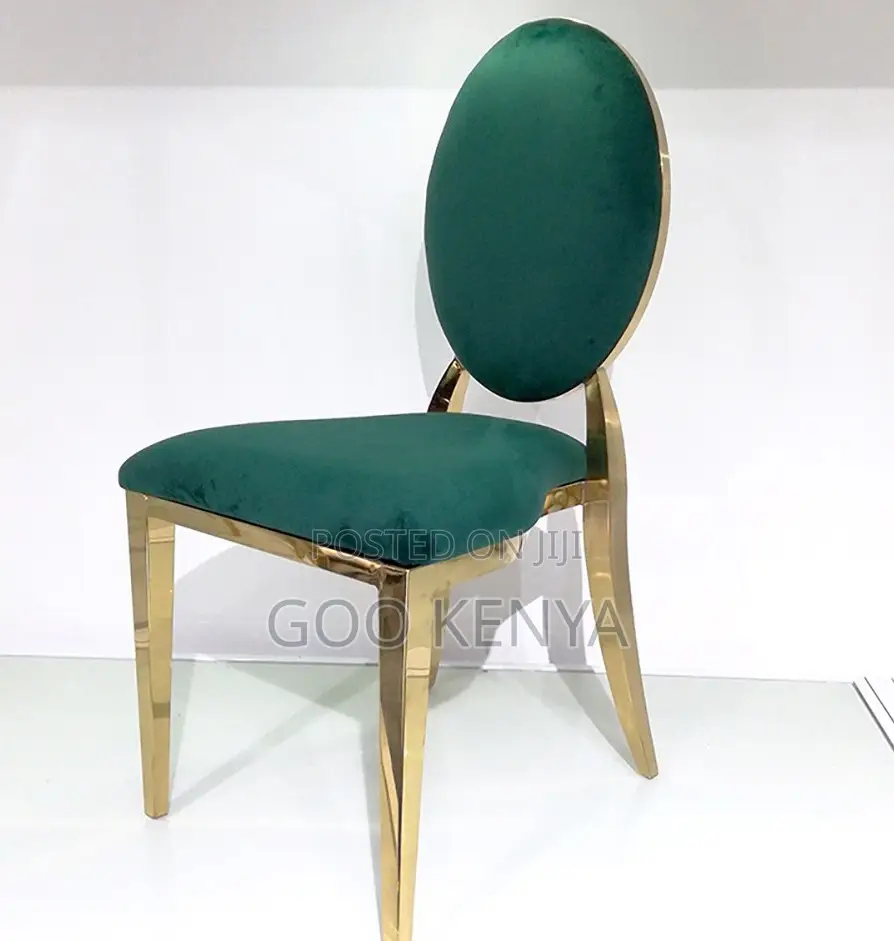 Home Chair; Stackable Outdoor Heavy-Duty Round Back Banquet for Events