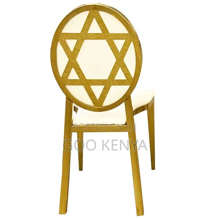 Home Chair; Stackable Outdoor Heavy-Duty Round Back Banquet for Events