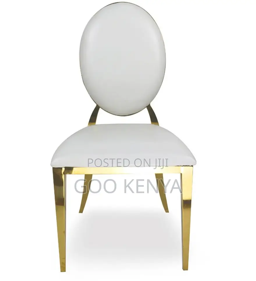 Home Chair; Stackable Outdoor Heavy-Duty Round Back Banquet for Events