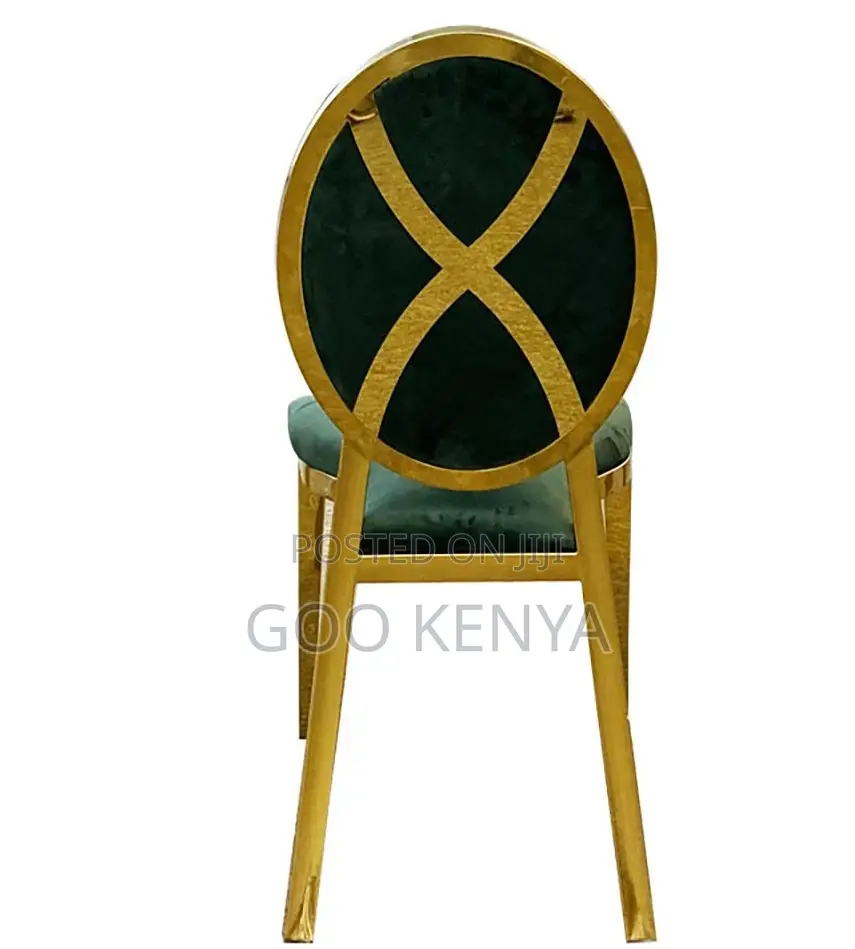 Home Chair; Stackable Outdoor Heavy-Duty Round Back Banquet for Events