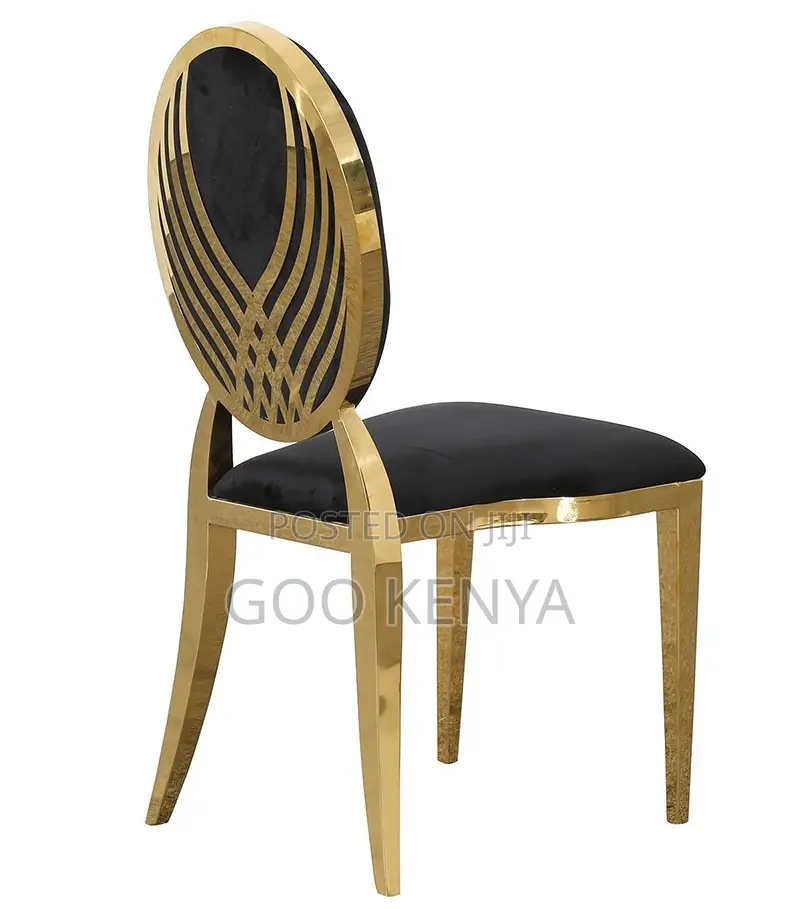 Home Chair; Stackable Outdoor Heavy-Duty Round Back Banquet for Events