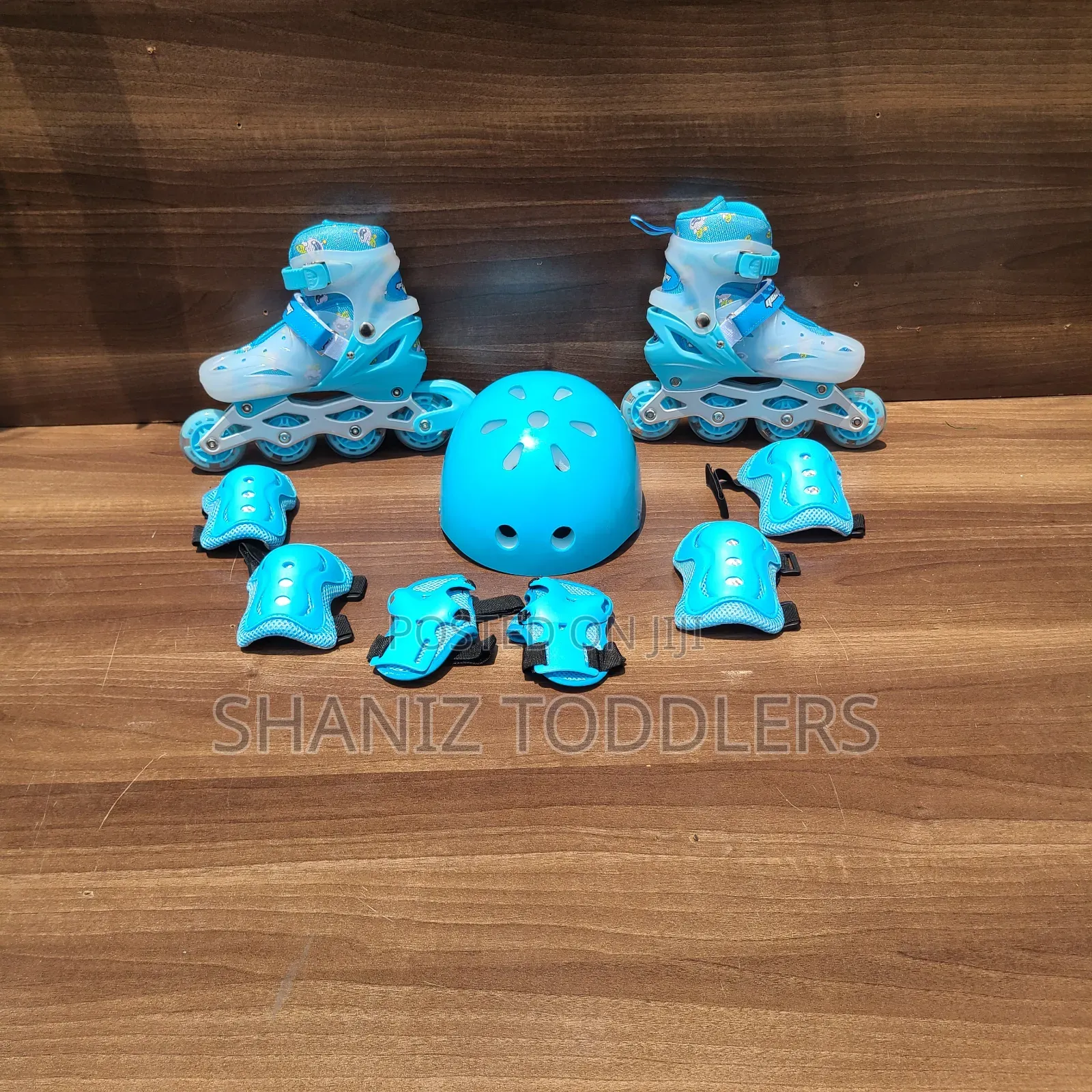 Blue / Pink Roller Boot Skates