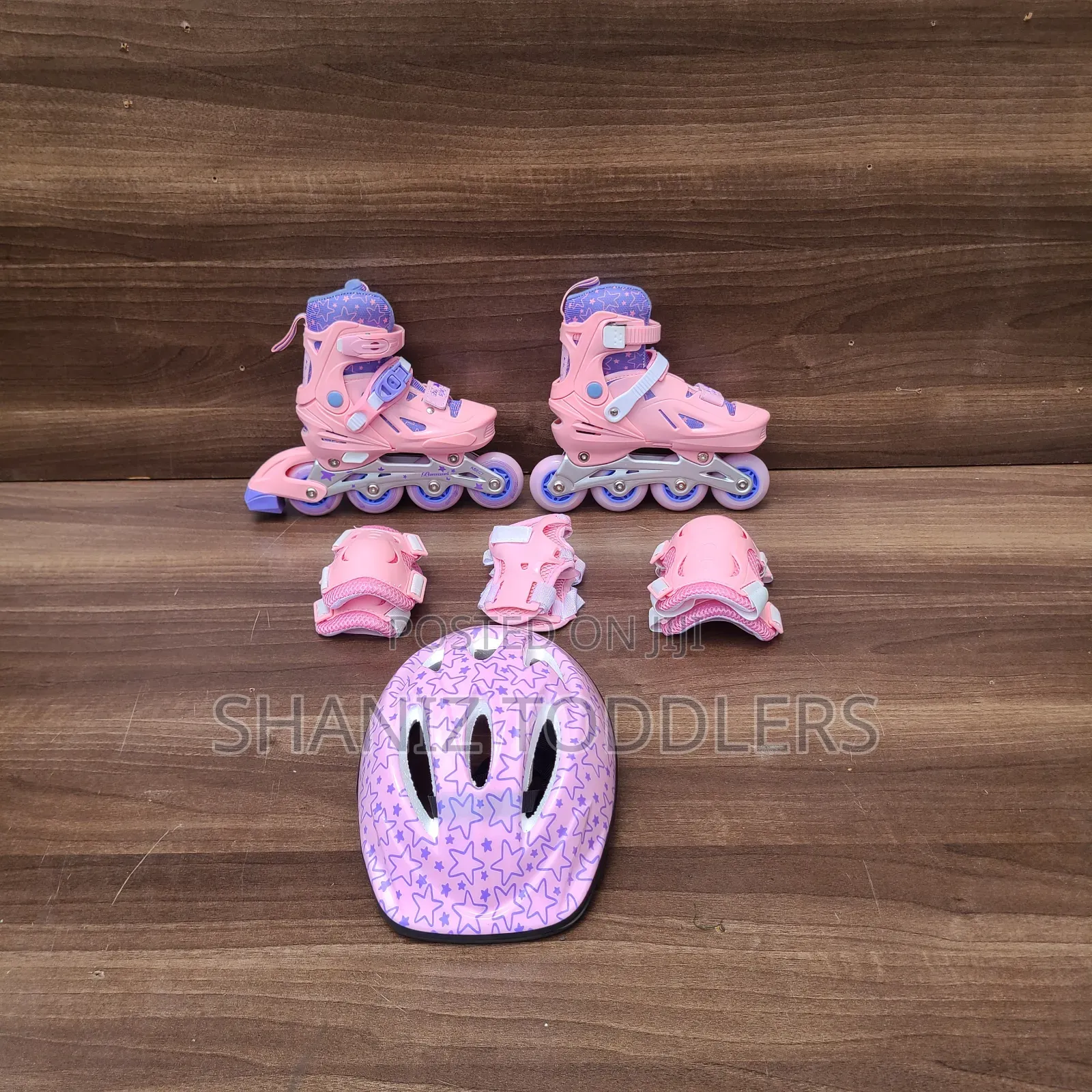 Hard Boot Kids Roller Skates (Rubber Wheels )