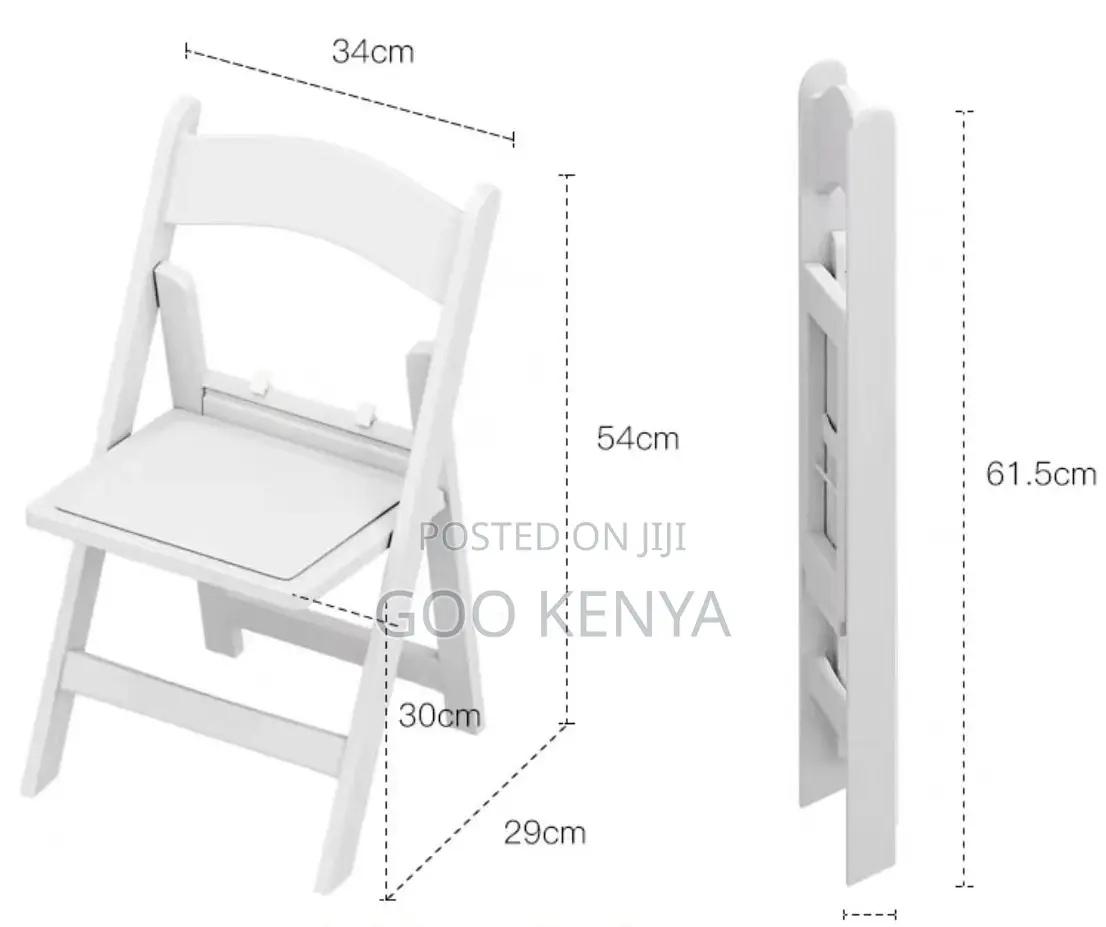 Home Chair; Lightweight Plastic Stackable Outdoor Folding Garden Chair