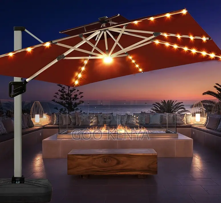 Home Outdoor Umbrella; Design Big Folding Sunshade Umbrella for Garden