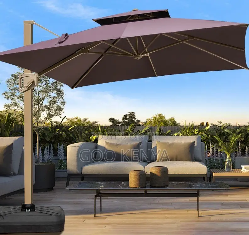 Home Outdoor Umbrella; Design Big Folding Sunshade Umbrella for Garden