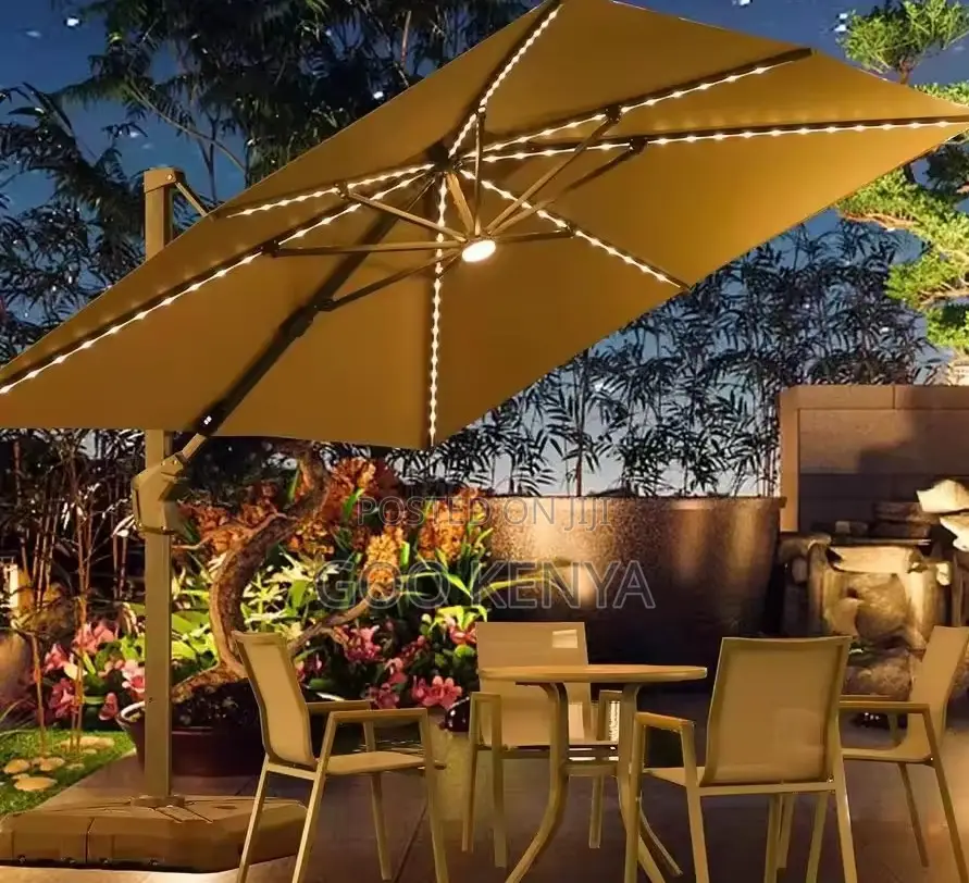 Home Outdoor Umbrella; Design Big Folding Sunshade Umbrella for Garden