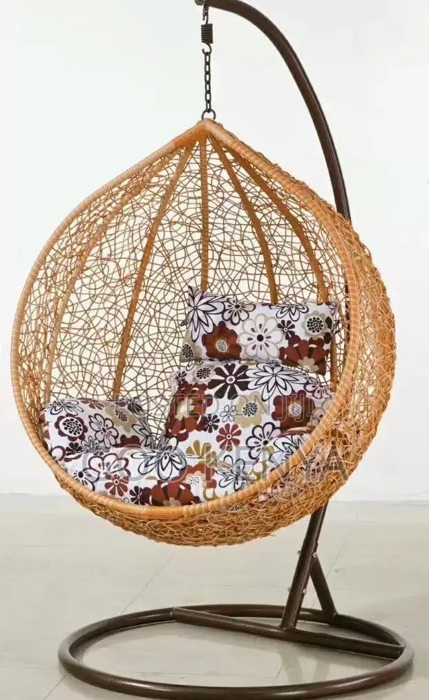 Home Chair; Garden and Yard Hanging Egg Rattan Outdoor Swing Chair