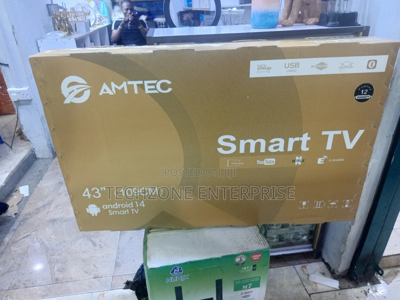 Amtec 43 Inches Smart Tv With Inbuilt Wi-Fi 