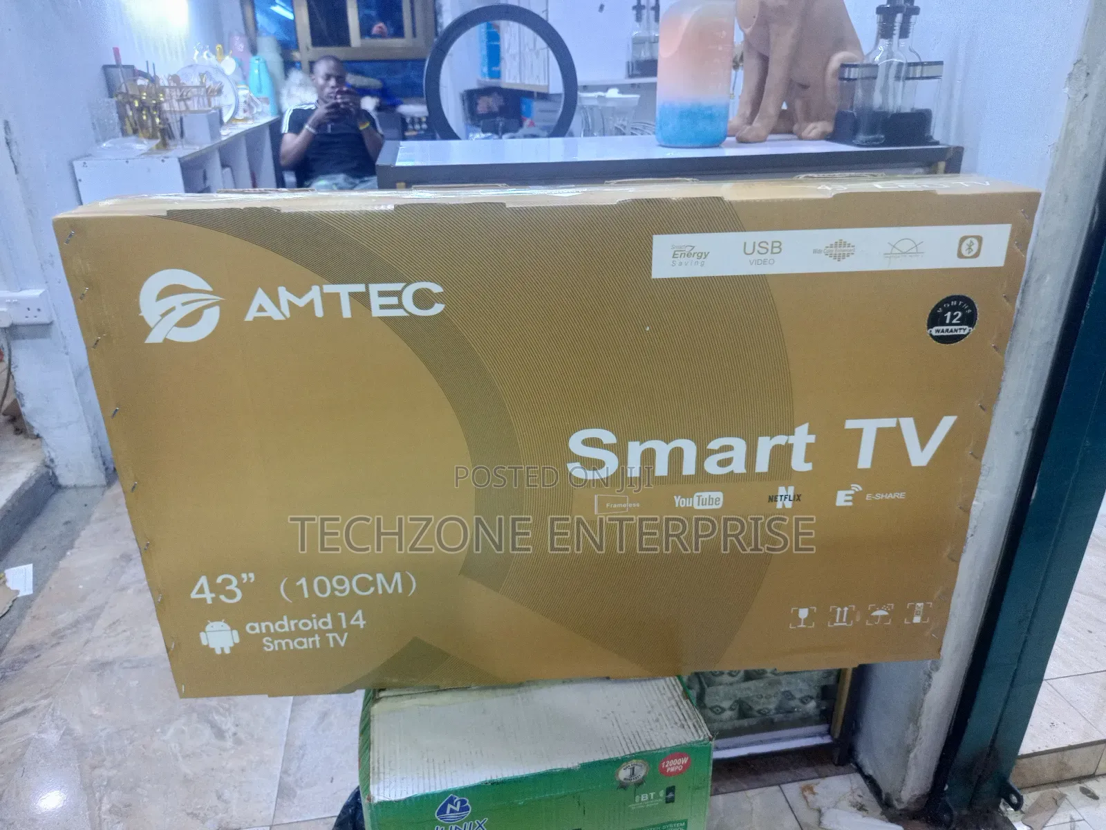 Amtec 43 Inches Smart Tv With Dolby Audio