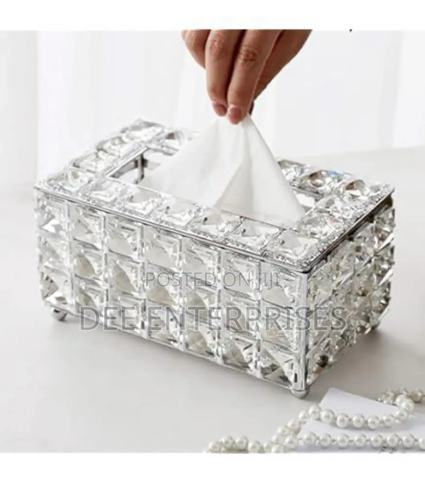 Diamond Crystal Serviette Box