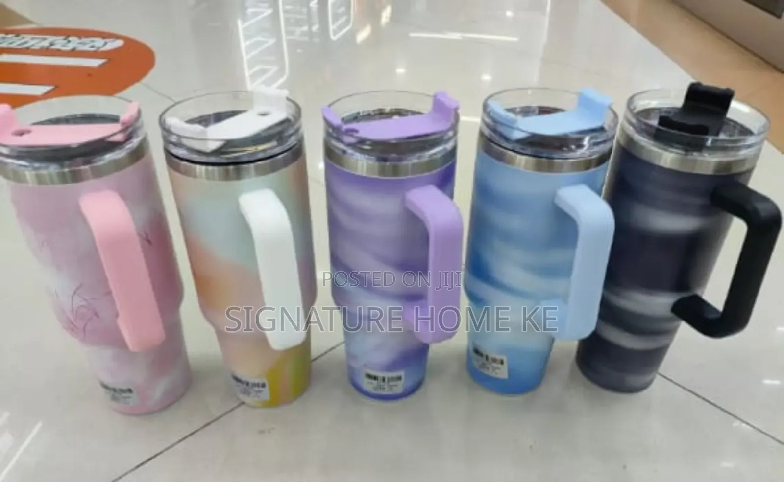 1200ml Stainless Steel Stanley Cups With Straw