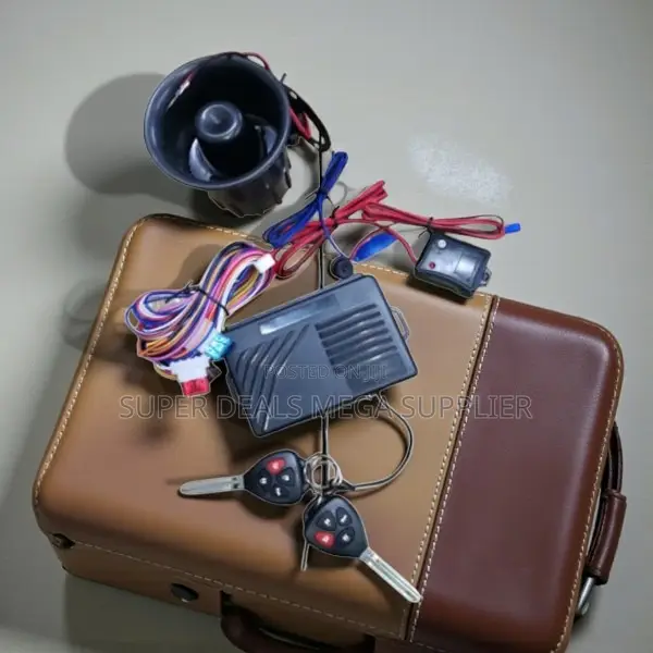 Complete Car Security System With Remote Controls and Siren