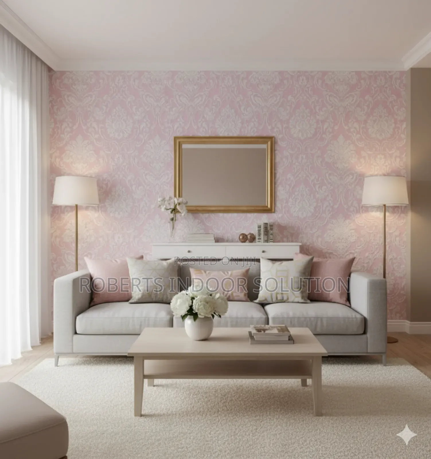Bloom Grace Wallpaper 0.53x10 Meters Uses