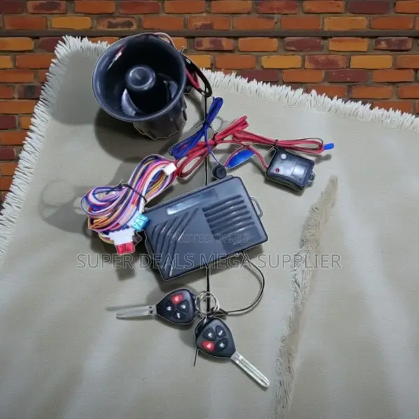 Heavy Duty Universal Car Alarm Kit With Dual Remote Controls