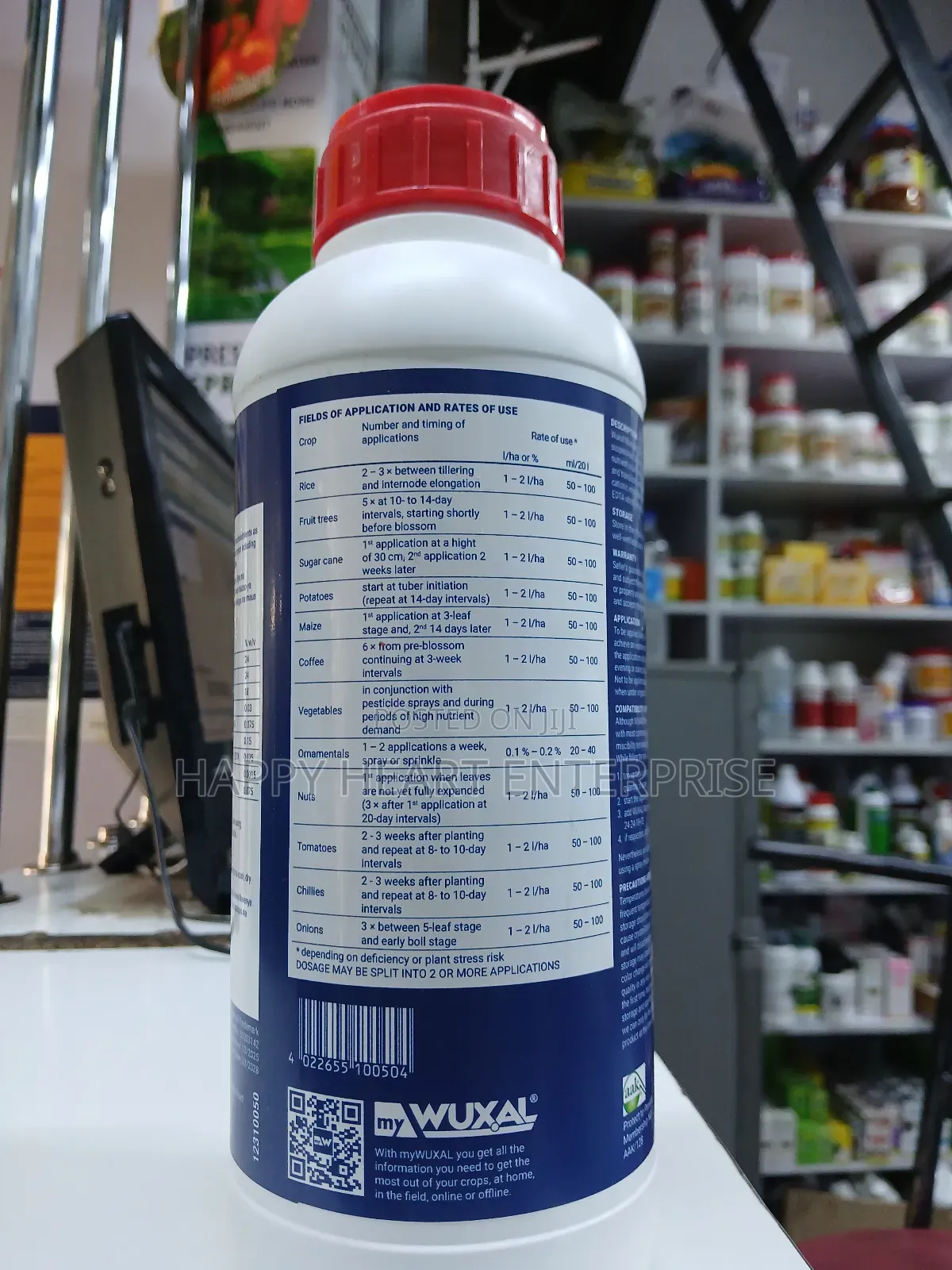 Wuxal Macromix Foliar Fertilizer 24:24:18 +Te 1litre