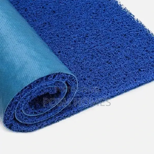 PVC Anti Slip Blue Carpets