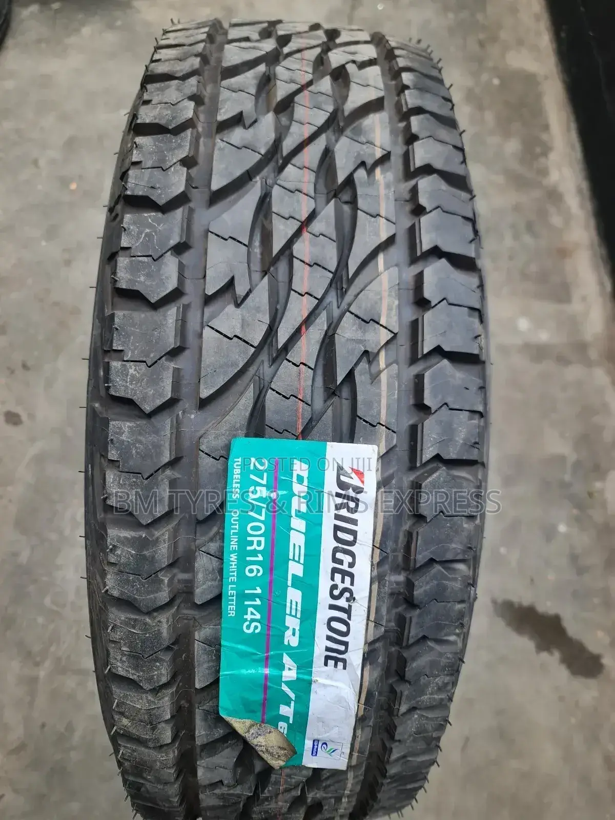 275 /70 R16 Bridgestone Tyres (All Terrrain)