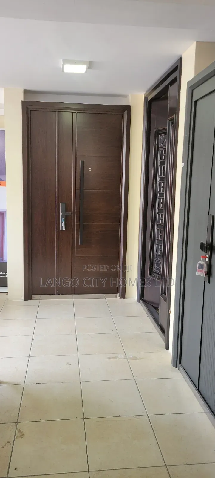 Brown Woodlook Steel Security Door