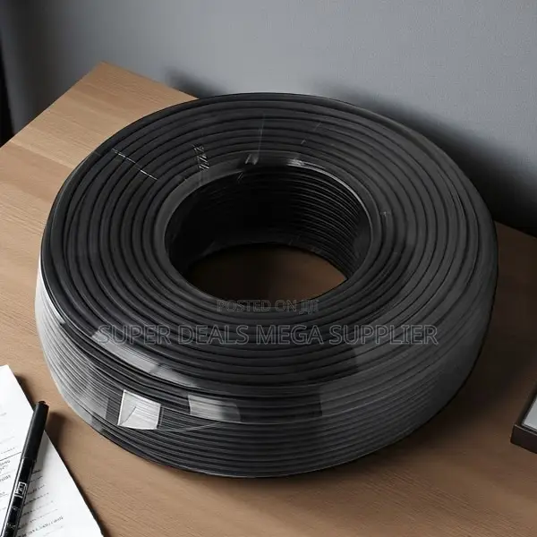 Heavy Duty 1.5mm Single Core Black PVC Electrical Wiring Cable