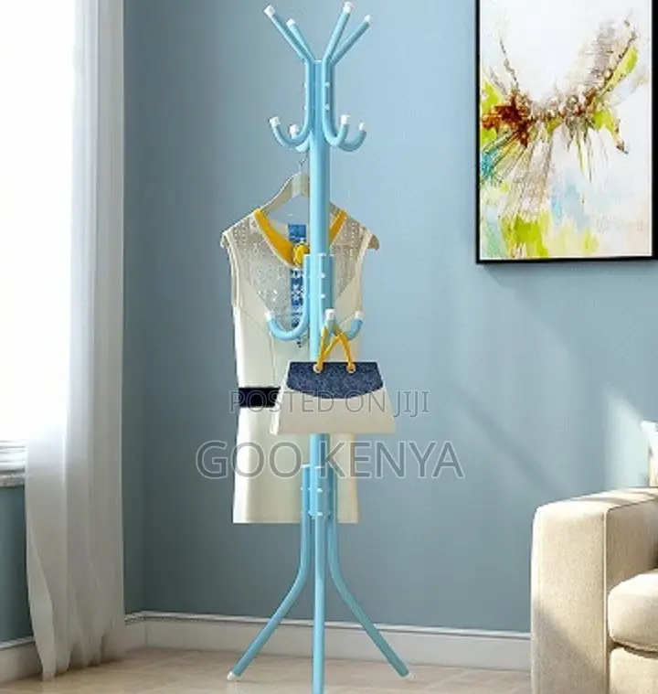 Home Hanger; 12-Hook Metal Tree Coat Rack Stand for Home and Office