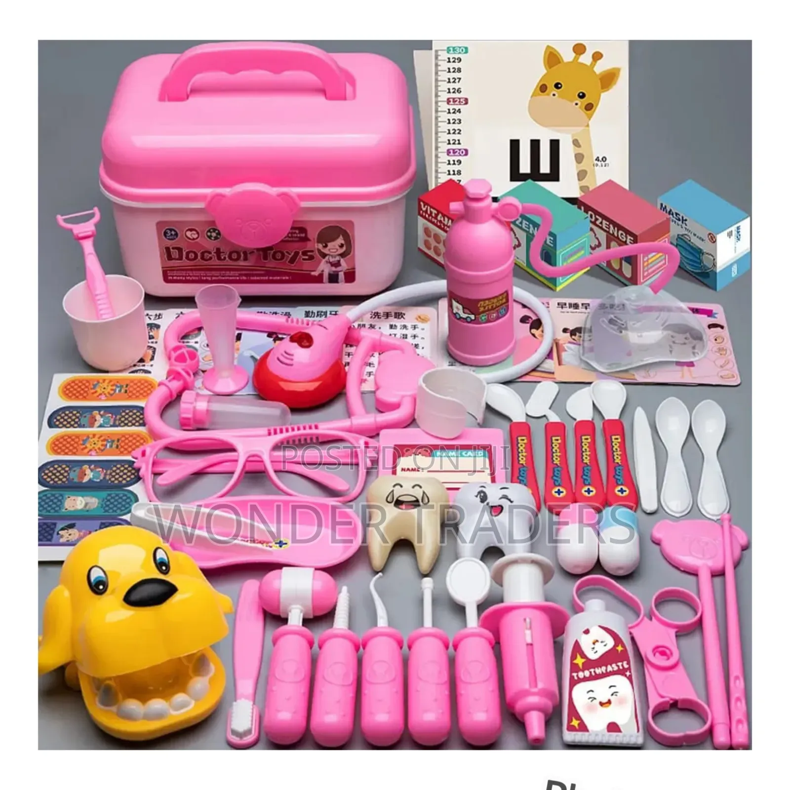 Doctor Playset Medical Kit Contains Children's Injections, Lighted