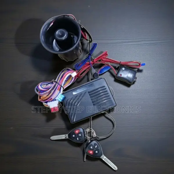 Advanced Vehicle Anti-Theft Burglar Alarm Kit With Two Remotes