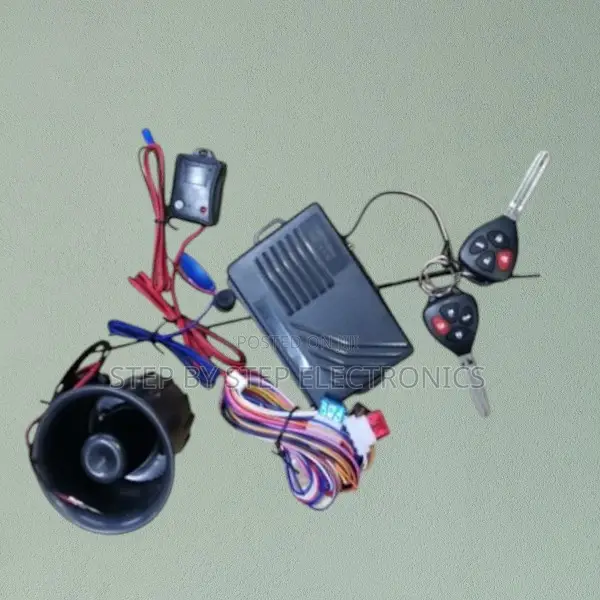 Universal Car Burglar Alarm System Kit With Loud Siren Sound