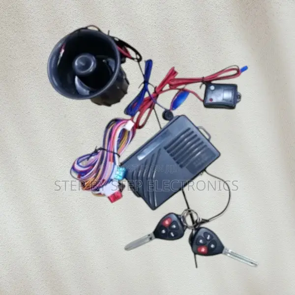 Durable All Vehicles Burglar Alarm System Kit With Dual Flip Keys