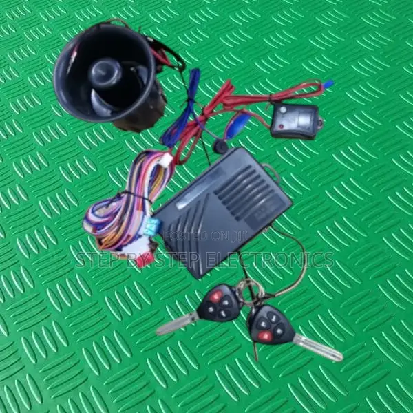 Car Burglar Protection Alarm System With Dual Flip Key Remotes