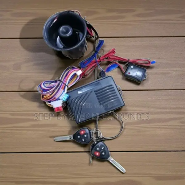 Smart Anti-Theft Car Alarm Kit With Dual Flip Key Remote Controls