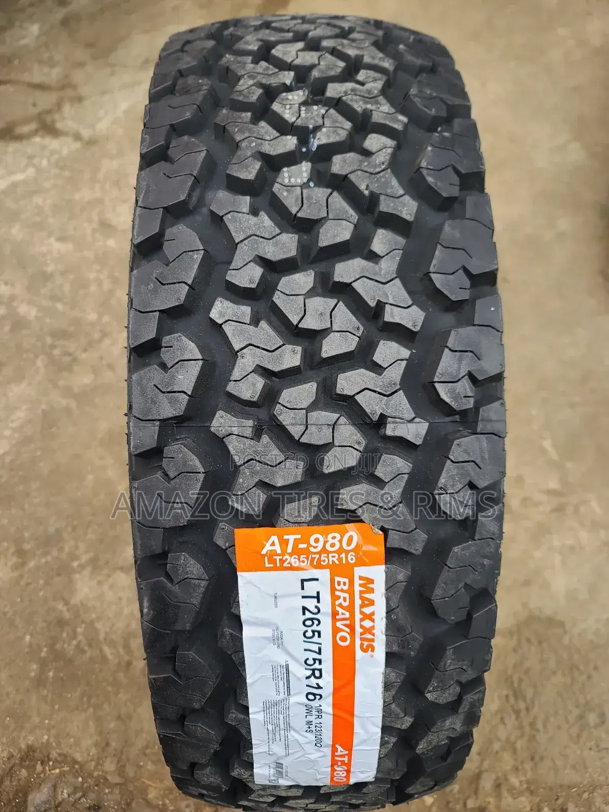 265/75 R16 Maxxis Tyres Bravo a/T980 L/T 10pr 4x4