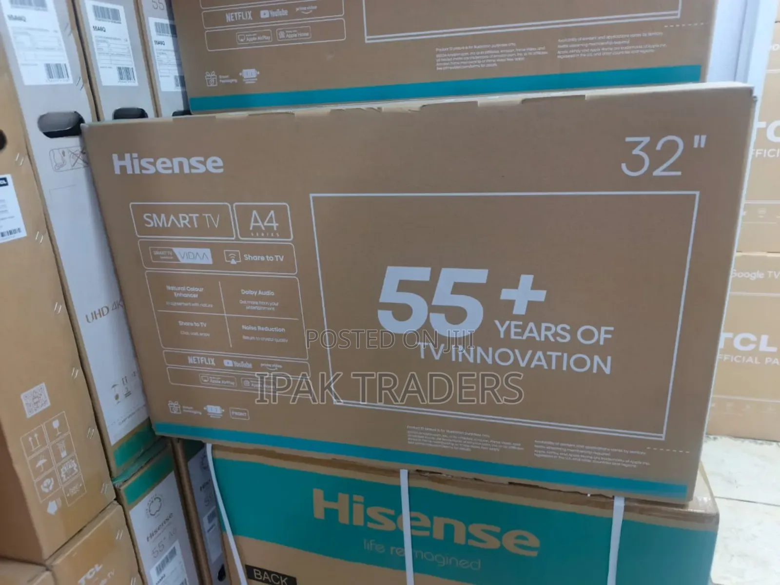 Hisense 32a4q, 32 Inches Hd Vidaa Smart Tv (2yrs Wrty)