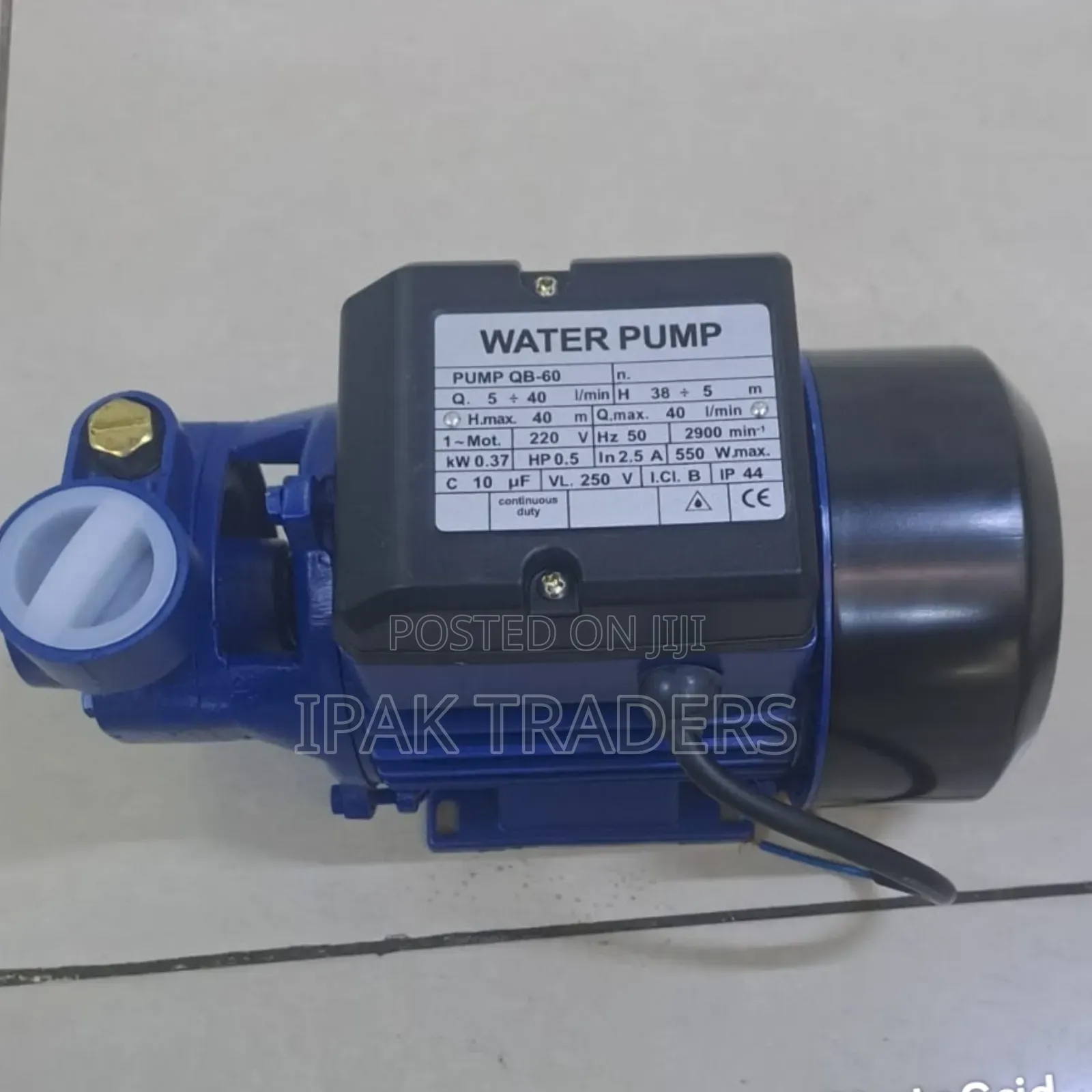 Premier Booster Water Pump 0.5hp. Qb60