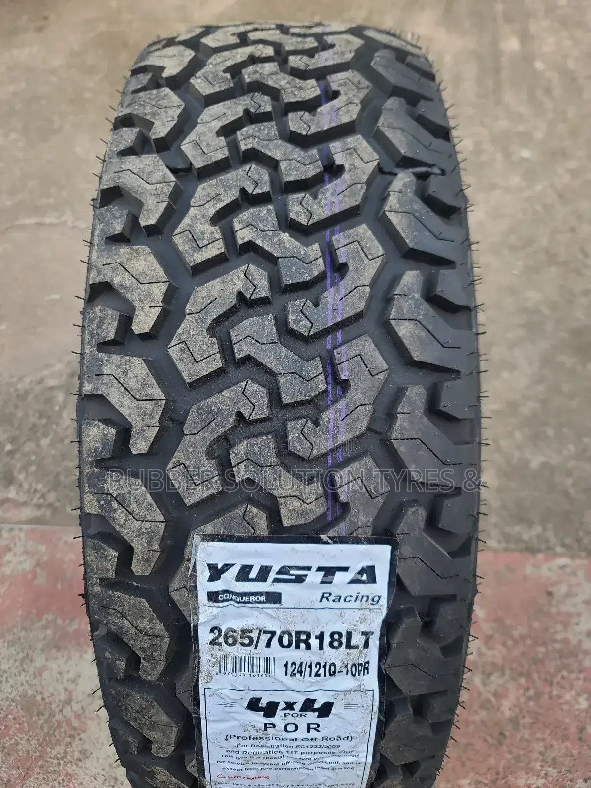 265/70r18  Yusta Tires L/T 10pr