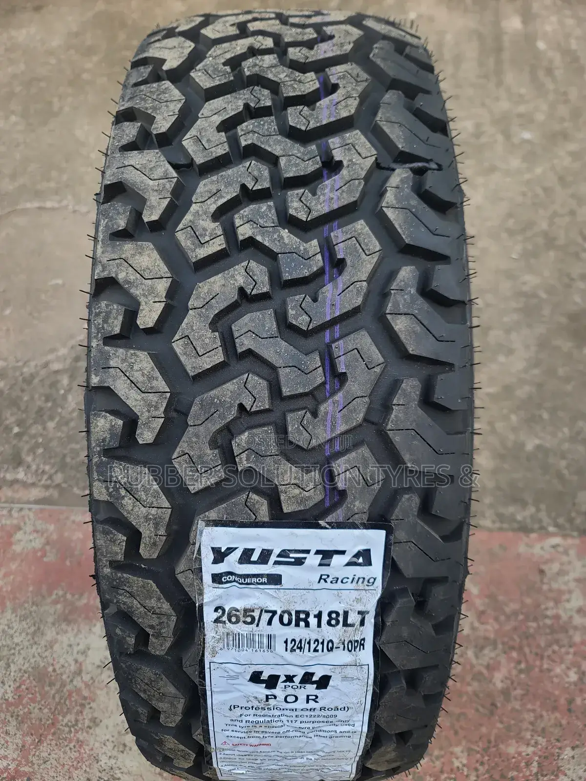 265/70r18  Yusta Tires L/T 10pr