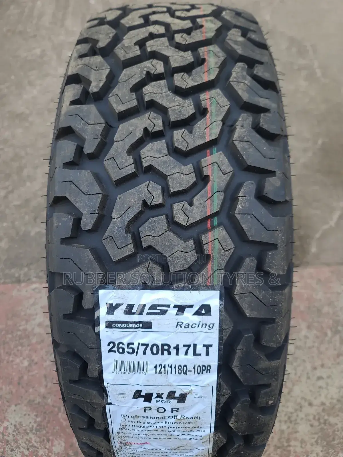 265/70r17 Yusta Tires L/T 10pr [4x4 Pro]