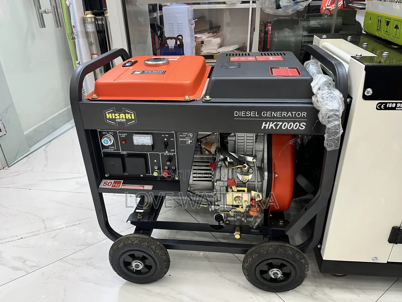 9.3kva Hisaki Japan Keystart Diesel Generator