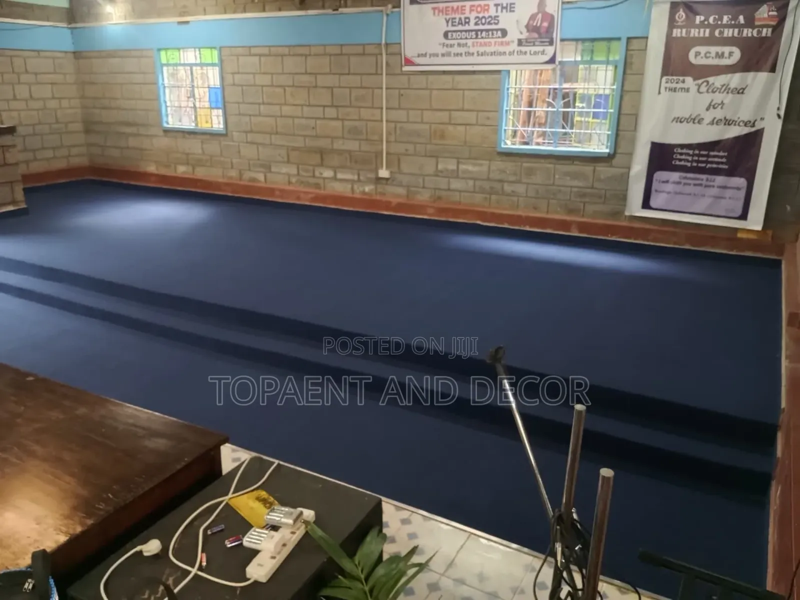 Customised Size Wall to Wall Pulpit Carpet