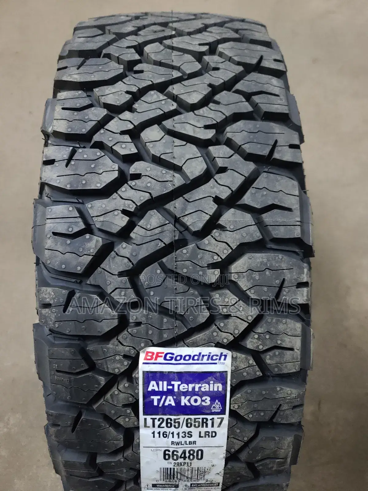 265/65r17 Bf Goodrich Tyres a/Tk03 All-Terrain