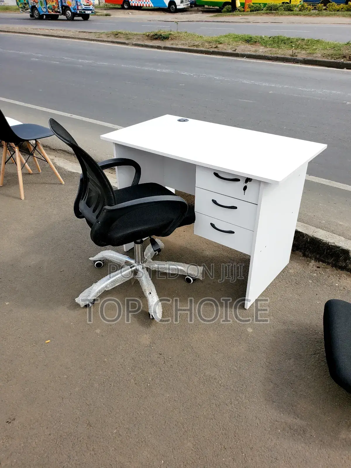 White Table and Chair
